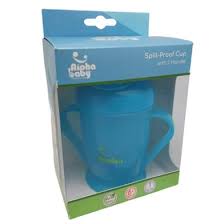 Alpha non spill cup with handle